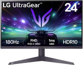 LG UltraGear 24" FHD 180Hz Gaming Monitor (24GS50F-B)