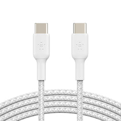 Belkin Boost Charge Braided USB-C to USB-C Cable 1m , White| CAB004bt1MBK