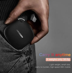 Hikvision T100I Series Portable SSD 512GB - Up to 540MB/s - USB 3.1 External Solid State Drive (Black) Hikvision