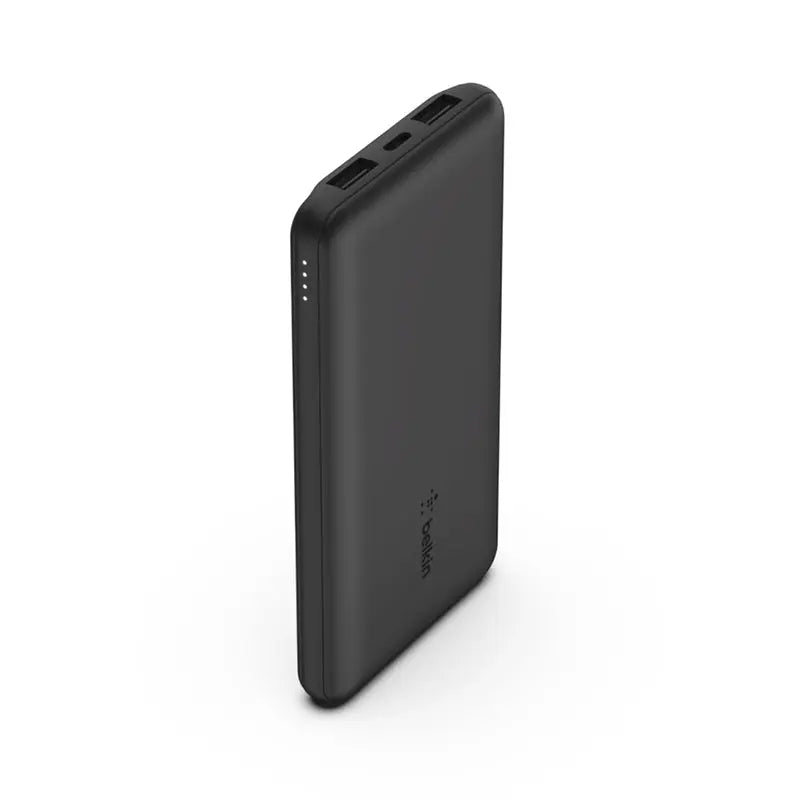Belkin 10K Power Bank with USB-C 15W Dual USB-A 15cm USB-A to C Cable – BPB011BTBK Belkin