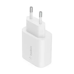 Belkin 25W USB-C PD Wall Charger With PPS for SAMSUNG and APPLE – WCA004VFWH Belkin