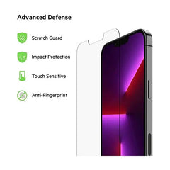 Belkin, OVA109ZZ, iPhone 14 Pro 2-Pack Tempered Glass Screen Protector - Transparent Belkin