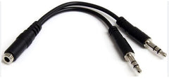 Fantech Audio Cable Converter 1x3.5mm female to 2 x 3.5mm Male