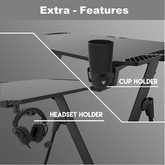 Fantech Dhybrid GD514 RGB Led Gaming Desk | GD514