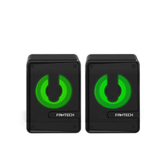 Fantech GS203 BEAT USB RGB Gaming & Music Speaker, Black | GS203