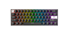 Fantech MK857 MAXFIT61 RGB Bluetooth, Wireless And Wired Mechanical Gaming Keyboard, Black | MK857