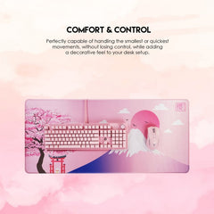 Fantech MP905 ATO Deskmat XX-Large Gaming Mouse Pad (Pink Sakura Edition) | MP905