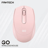 Fantech W603 Go Wireless Mouse, Pink | W603