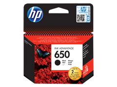 HP 650 Black Original Ink Advantage Cartridge (CZ101AE) Hp