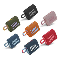 JBL Go 3 Portable Bluetooth Speaker, Mixed Colors| JBLGO3BLKAM JBL