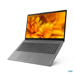 Lenovo, IP3-82KU00E6ED 15.6" FHD, Ryzen 5-5500U, 8GB DDR4, 512GB Support HDD NVMe, AMD Radeon™ Graphics, EN/AR Keyboard, Dos - Arctic Grey