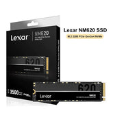 Lexar NM620 512GB NVMe M.2 SSD – 3500MB/s