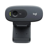 Logitech C270 HD webcam 720p, Widescreen HD Video Calling , Noise-Reducing Mic