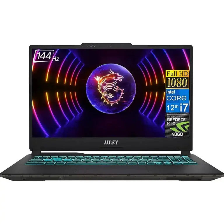 MSI CYBORG 15 A12VF-043 15.6" Laptop - Intel Core i7-12650H - RAM 8GB - SSD 512GB - RTX 4060 - Win 11 | CYBORG 1512043 Msi