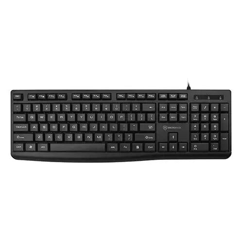 Micropack Compact Wired Keyboard, Black | K206 Micropack
