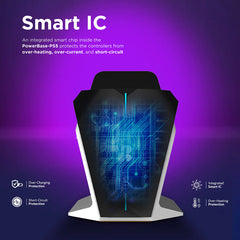 Vertux PowerBase-PS5 DualDock Charging Hub For PS5 DualSense™ Controller