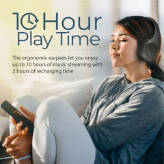 Promate, Nova, Adjustable Wireless Headphones - Black Promate