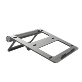 Promate, PrimeBase-C, 9-in-1 Multiport USB-C Hub with Laptop Stand - Grey Promate