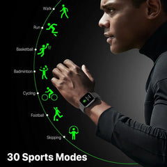 Promate, XWatch-B19, ActivLife Smartwatch with Hands-Free Function - Black Promate