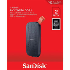 SanDisk 2TB Portable SSD – Up to 800MB/s High-Speed External Storage