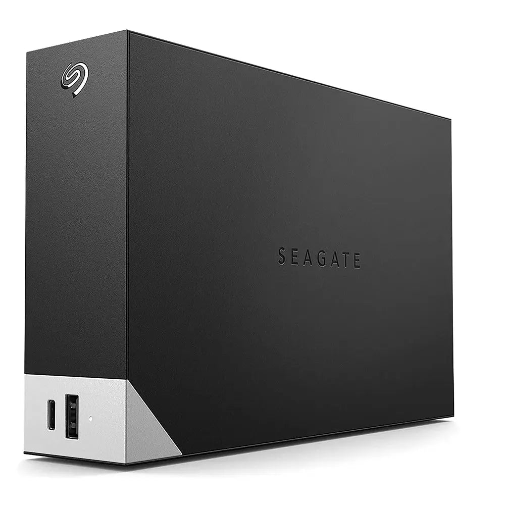 Seagate 10TB One Touch Desktop External Drive with Built-In Hub Black STLC10000400 Seagate