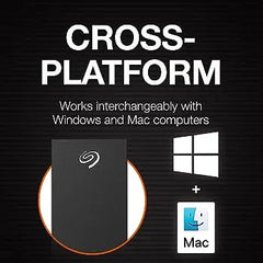 Seagate 12TB One Touch Desktop External Drive with Built-In Hub Black Seagate