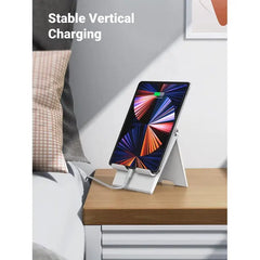 UGREEN Multi-angle phone and tablet stand, height adjustable & foldable holder, high quality (white) - 20437 Ugreen
