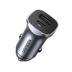 Ugreen Dual Port USB-C & USB-A Fast Car Charger 18W 30780 Ugreen