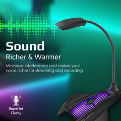Vertux VertuMic-1 High Definition Anti-Vibration Gaming Microphone With LED