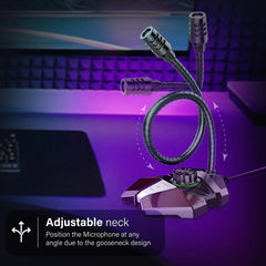 Vertux Condor High Sensitivity Omni-Directional Gaming Microphone With Volume Control