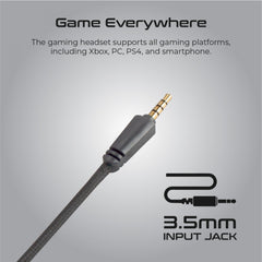 Vertux Malaga Red Amplified Stereo Wired Gaming Headset