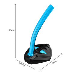 Vertux Streamer-4 Universal Digital Stereo 3.5mm Desktop Gaming Microphone - Blue