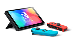 Nintendo Switch – OLED Model - Neon Blue / Red