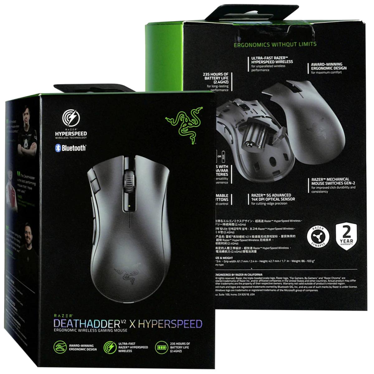Razer DeathAdder V2 X HyperSpeed Wireless Gaming Mouse