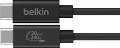 Belkin BoostCharge Pro Braided USB-C to USB-C Cable 240W, 2m – Black (CAB025) – view 3