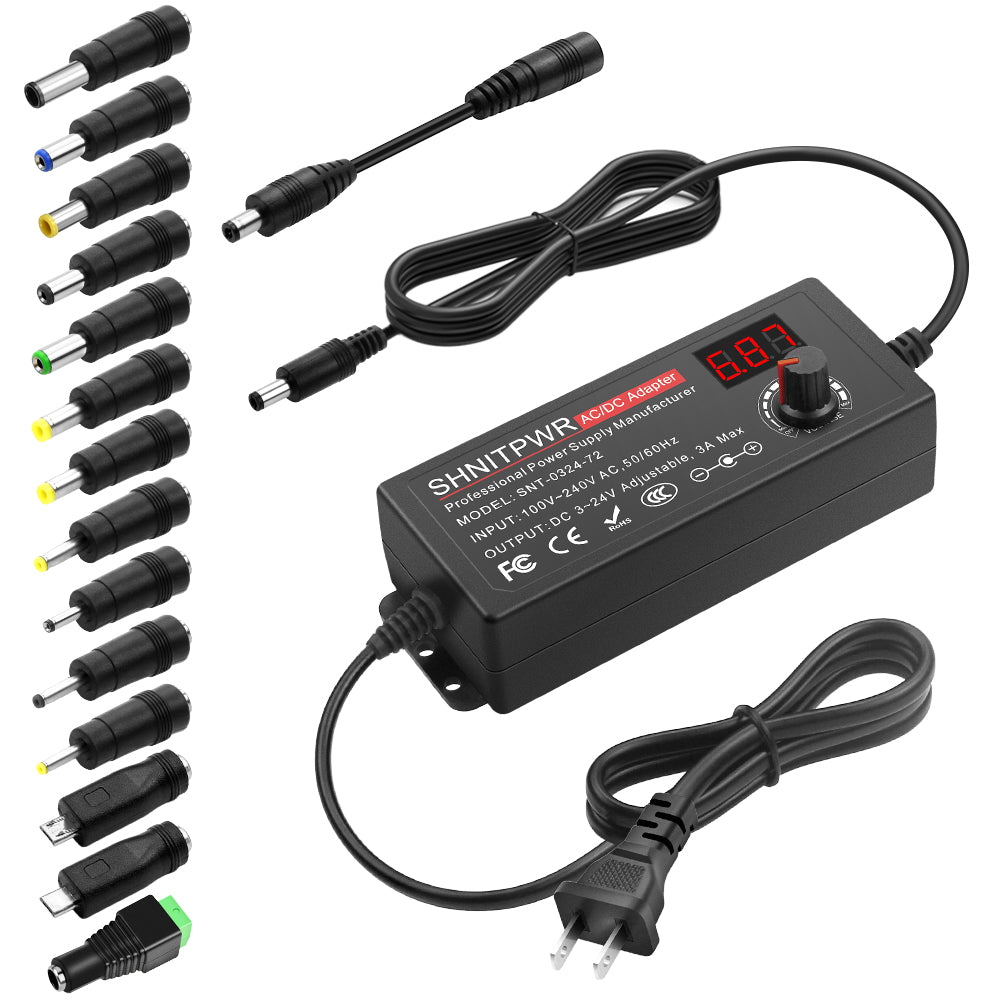 Universal DC Power Adapter 3–12V – view 2
