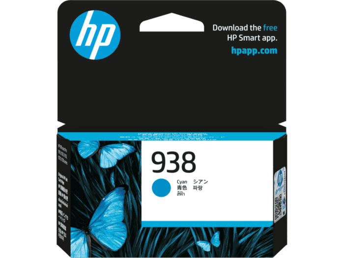 HP 938 Cyan Original Ink Cartridge – view 2
