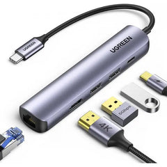 UGREEN 6-in-1 USB-C HUB Docking Station Adapter | CM195 | 70411 Ugreen