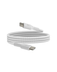 Belkin Boost Charge Braided USB-C to USB-C Cable 1m , White| CAB004bt1MBK