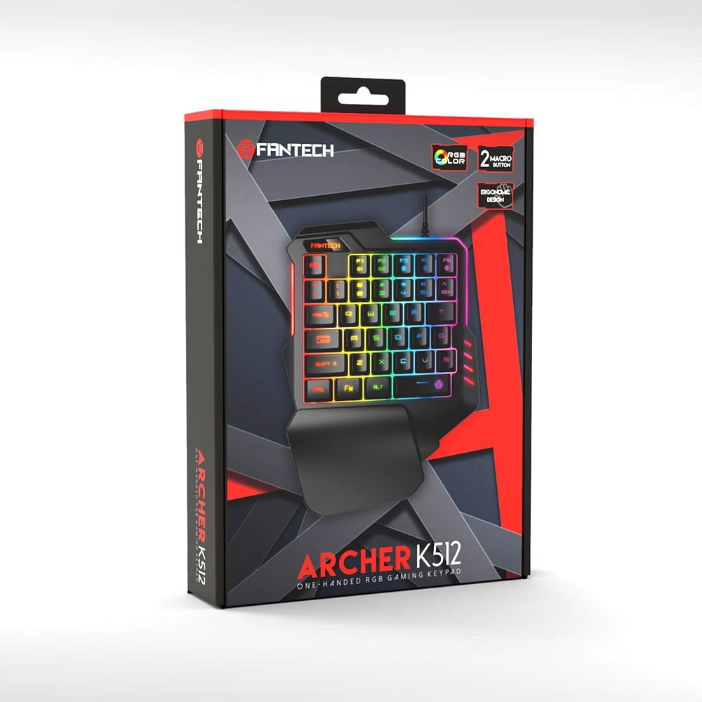 Fantech K512 Archer RGB Gaming Keyboard (Half Size) – view 2