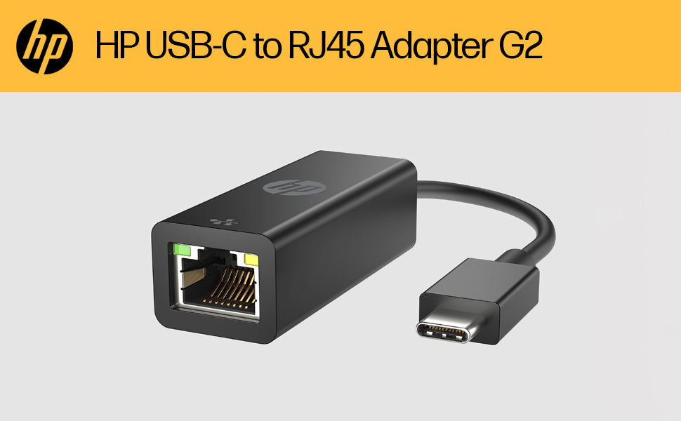 HP USB-C to Ethernet (RJ45) Adapter