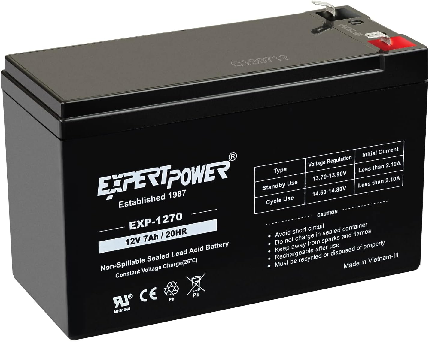 Lightwave UPS Battery 12V 7Ah