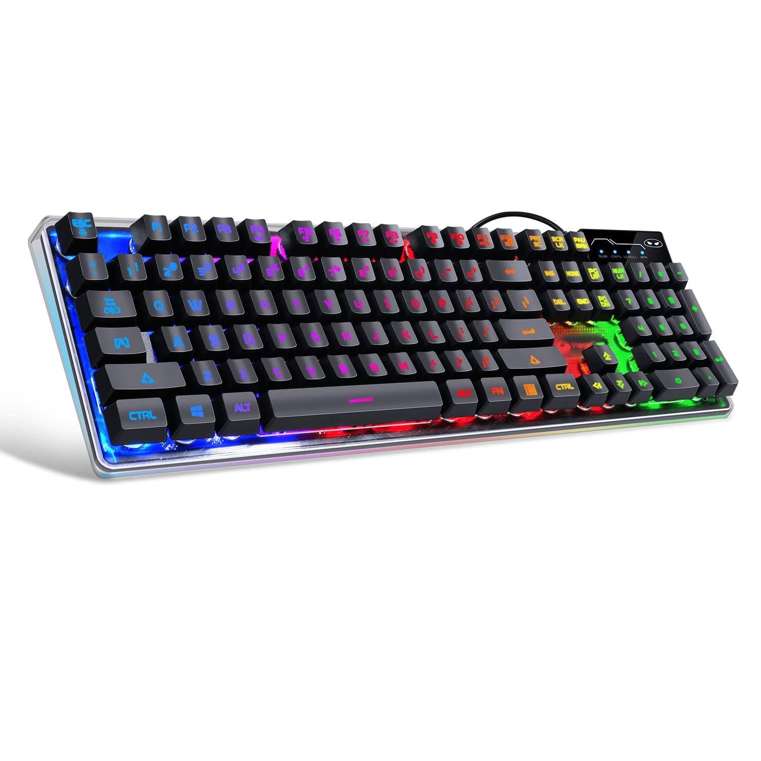 Rainbow Backlit Waterproof Keyboard – view 2
