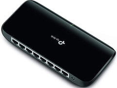 TP-Link 8 Port Gigabit Ethernet Network Switch | Plug and Play | Desktop or Wall-Mount | Plastic Case Ethernet Splitter | Fanless | Traffic Optimization | Unmanaged TL-SG1008D Tplink