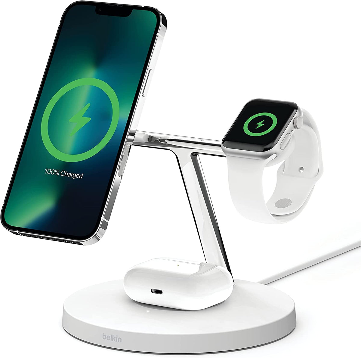 Belkin BoostCharge Pro 3-in-1 Wireless Charger 15W for Apple
