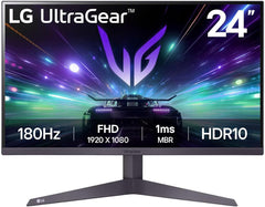 LG UltraGear 24" FHD 180Hz Gaming Monitor (24GS50F-B)