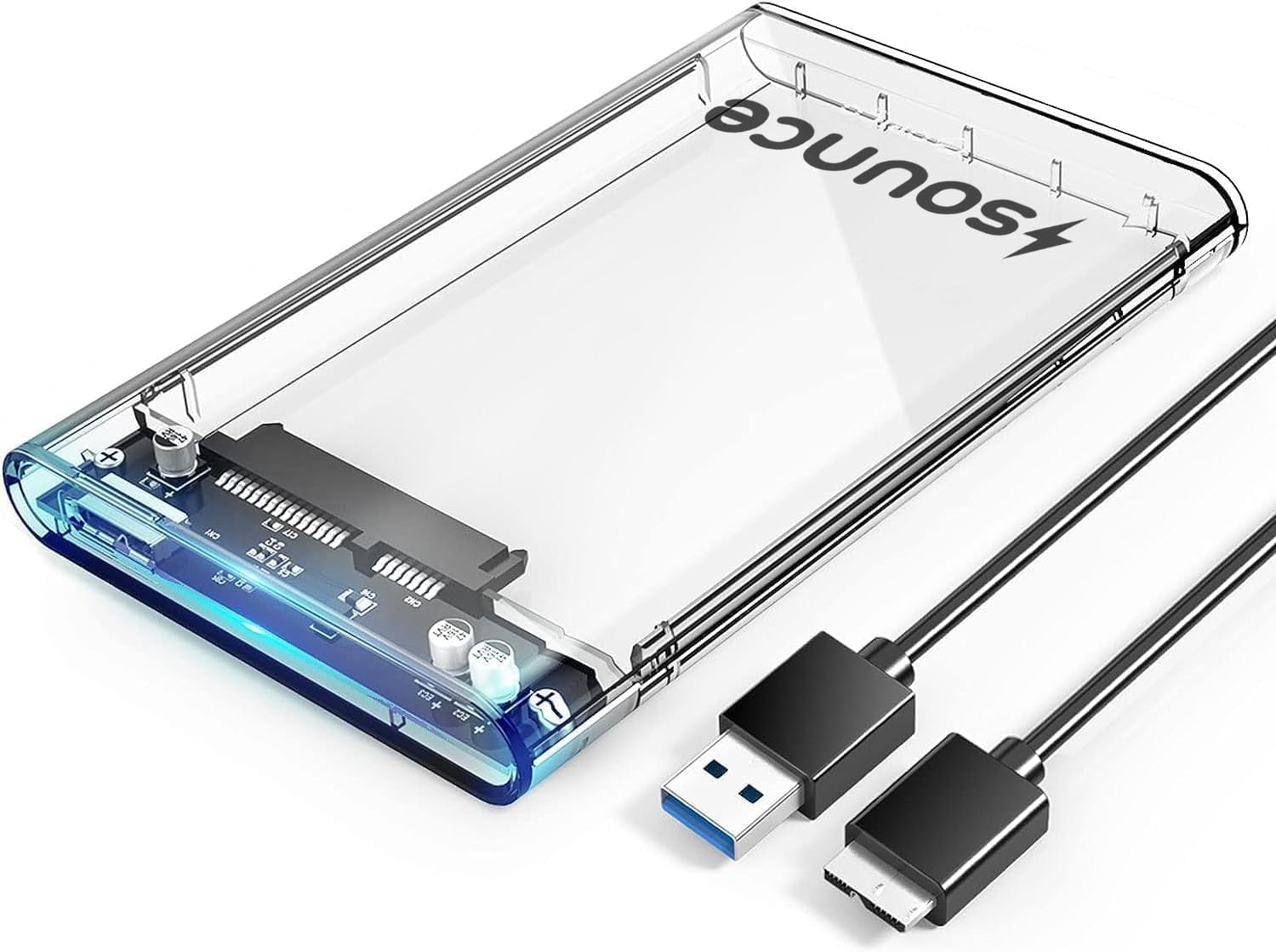 2.5" SATA HDD Enclosure – Mauve