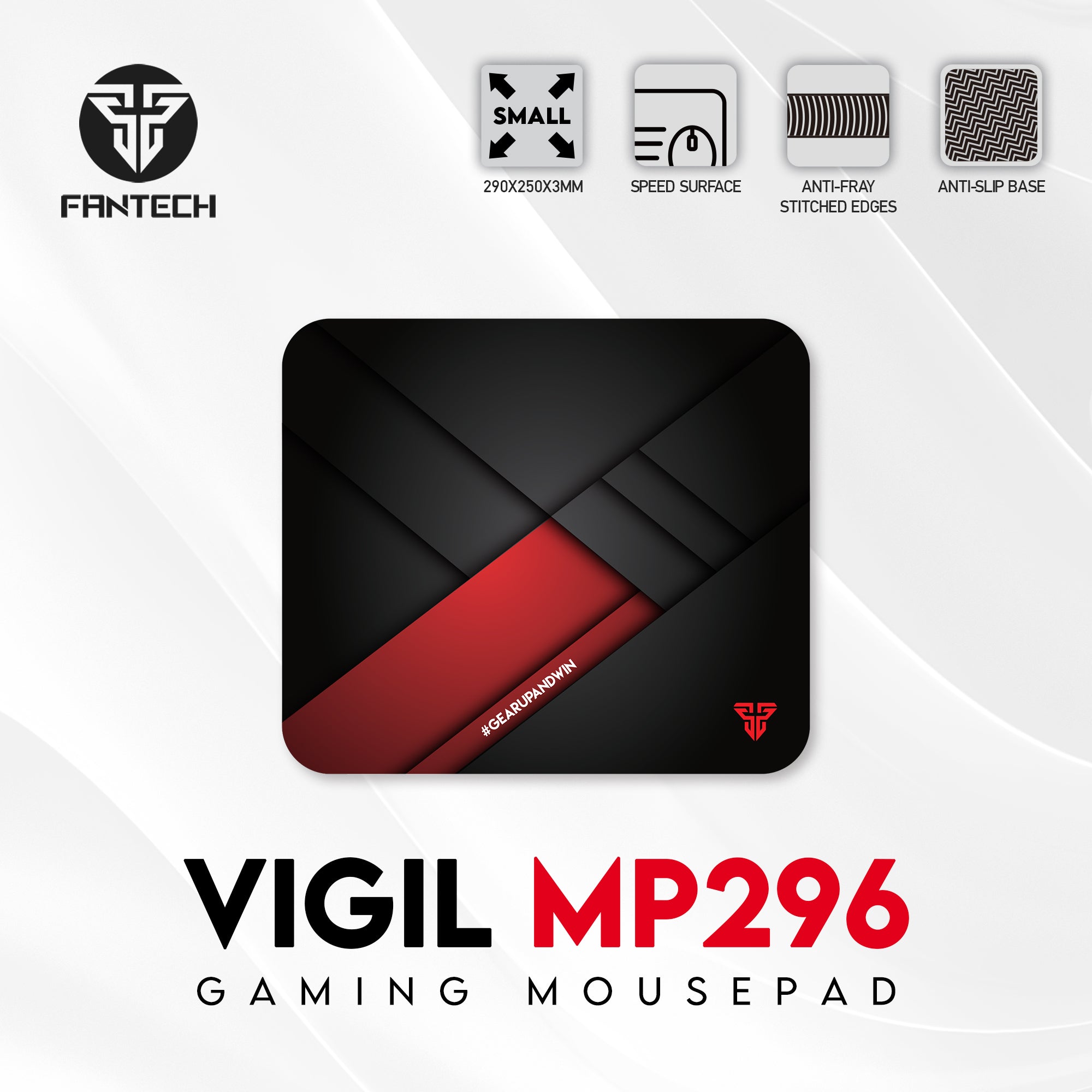 Fantech Vigil MP296 Gaming Mouse Pad – Small