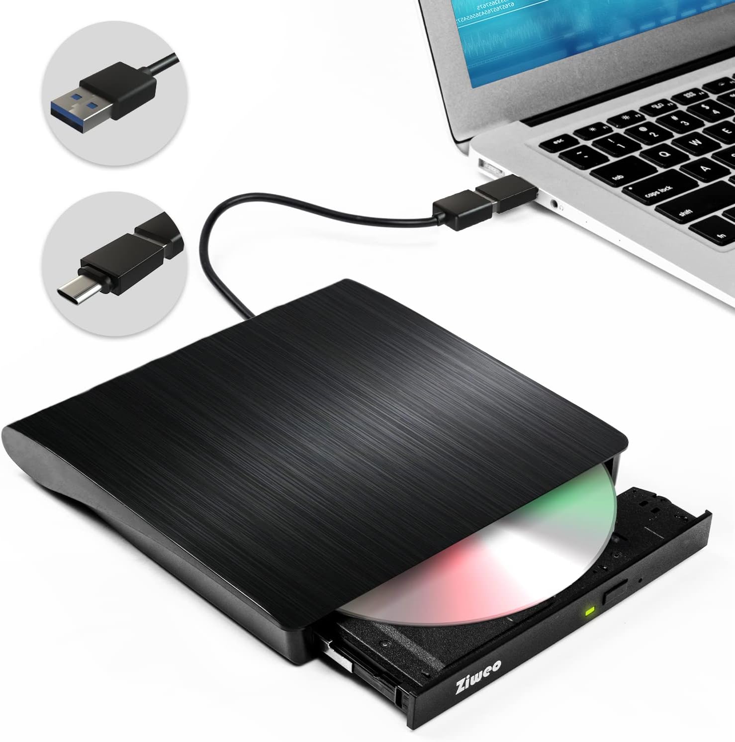 External USB 3.0 DVD-RW Drive (ZY13)