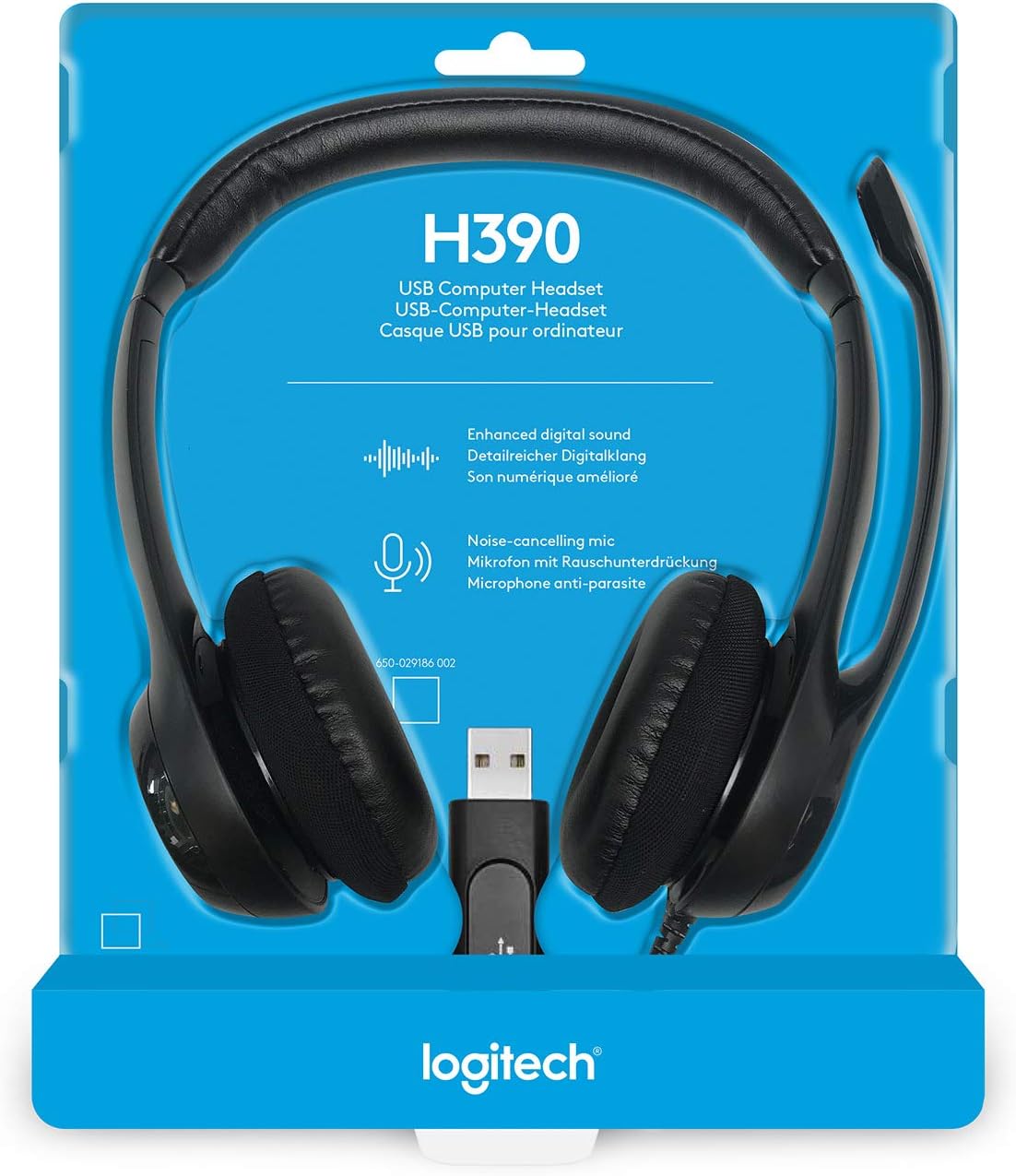 Logitech USB Headset H960 with Mic – view 2